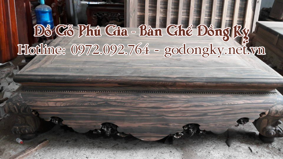 sập ngủ gỗ mun đồ gỗ đồng kỵ